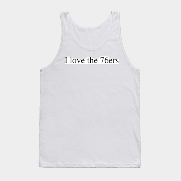 I love the 76ers Tank Top by delborg